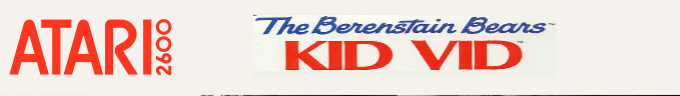 Berenstain Bears logo for Atari 2600